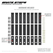 Westin Grate Steps Running Boards 90 in - Textured Black - Truck & Automotive