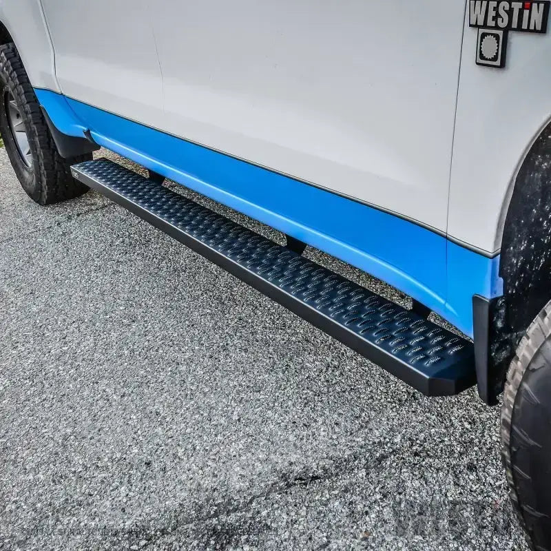 Westin Grate Steps Running Boards 90 in - Textured Black - Truck & Automotive
