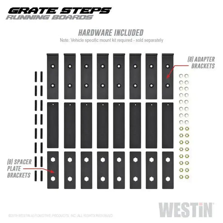 Westin Grate Steps Running Boards 90 in - Textured Black - Truck & Automotive