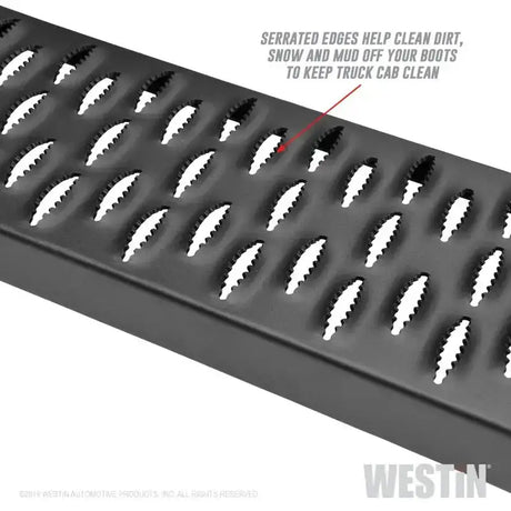 Westin Grate Steps Running Boards 90 in - Textured Black - Truck & Automotive