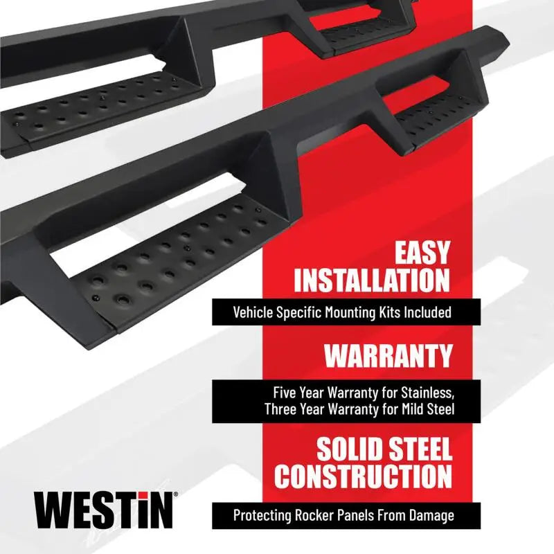 WESTIN 56-13835 HDX DROP NERFSTEP BARS 4RNR EX LIMT