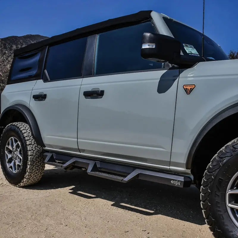 Westin/HDX 2021 + Ford Bronco Drop Nerf Step Bars - Textured Black - Truck & Automotive
