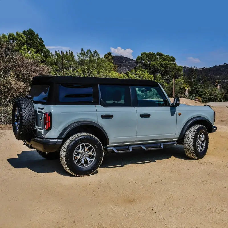 Westin/HDX 2021 + Ford Bronco Drop Nerf Step Bars - Textured Black - Truck & Automotive