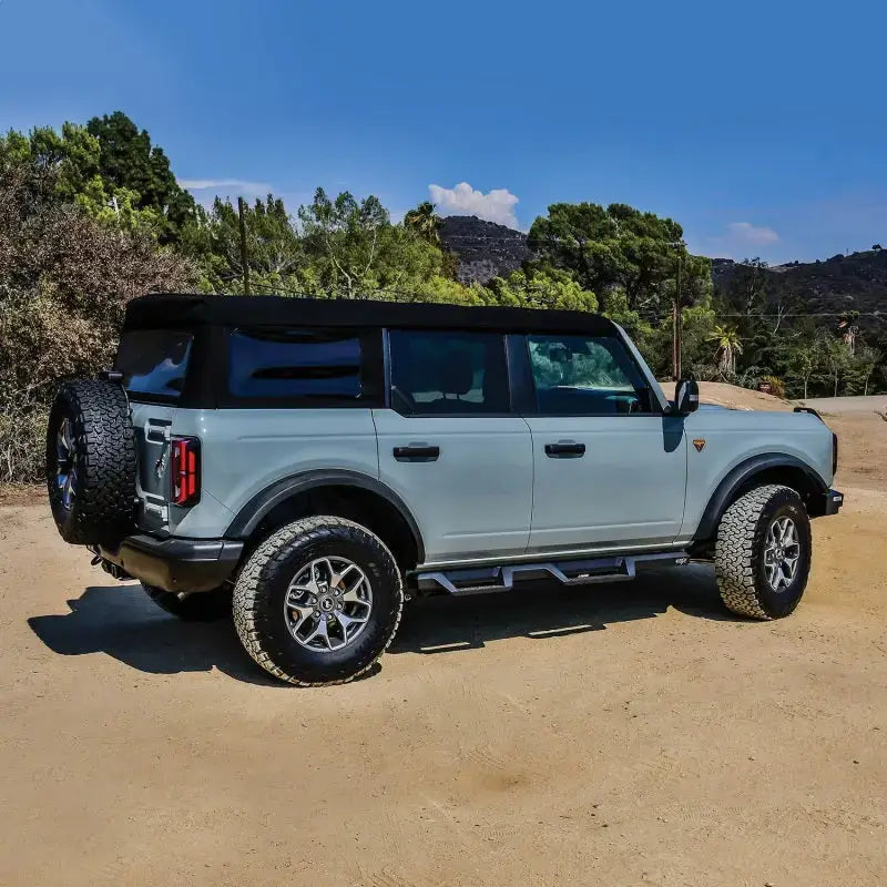 Westin/HDX 2021 + Ford Bronco Drop Nerf Step Bars - Textured Black - Truck & Automotive