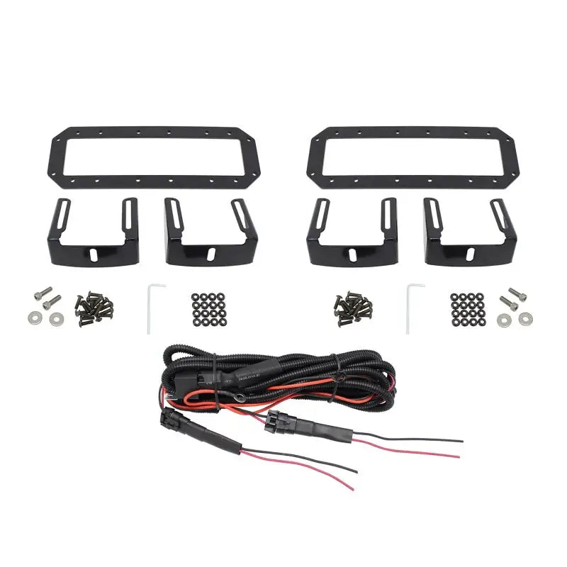 Westin HDX Flush Mount B-FORCE LED Light Kit (Set of 2) w/wiring harness - Black - Truck & Automotive