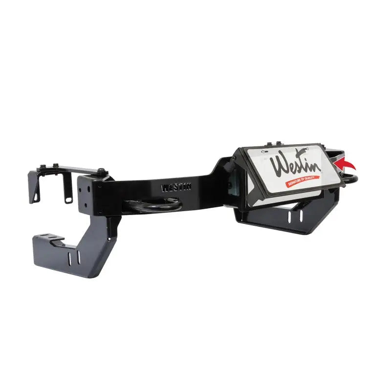 Westin MAX Winch Tray License Plate Bracket - Black - Truck & Automotive