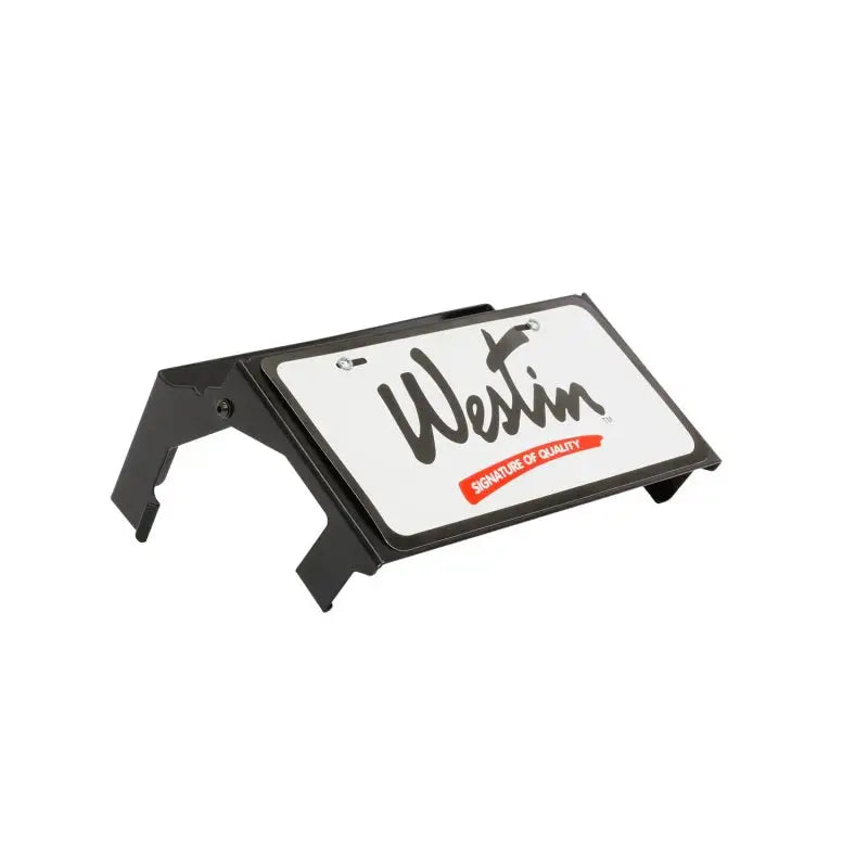 Westin MAX Winch Tray License Plate Bracket - Black - Truck & Automotive