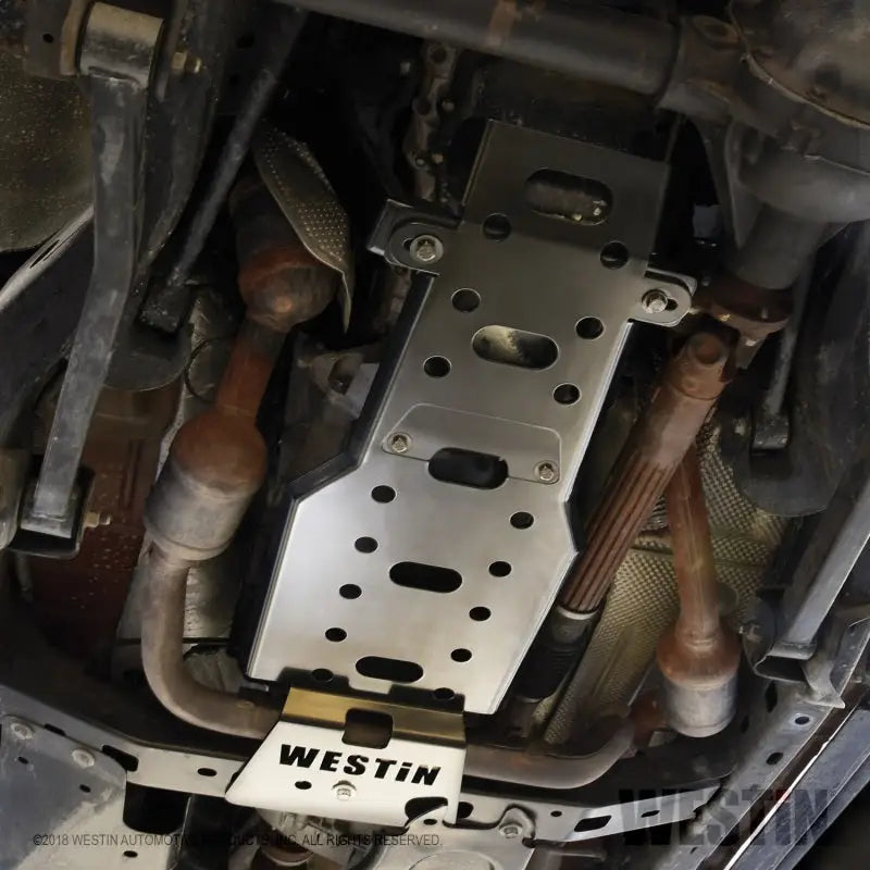 Westin/Snyper 07-17 Jeep Wrangler Oil Pan/Transmission Skid Plate - Textured Black - Truck & Automotive