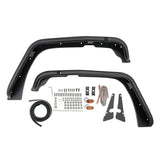 Westin/Snyper 07-17 Jeep Wrangler Tube Fenders - Front - Textured Black - RV and Auto Parts