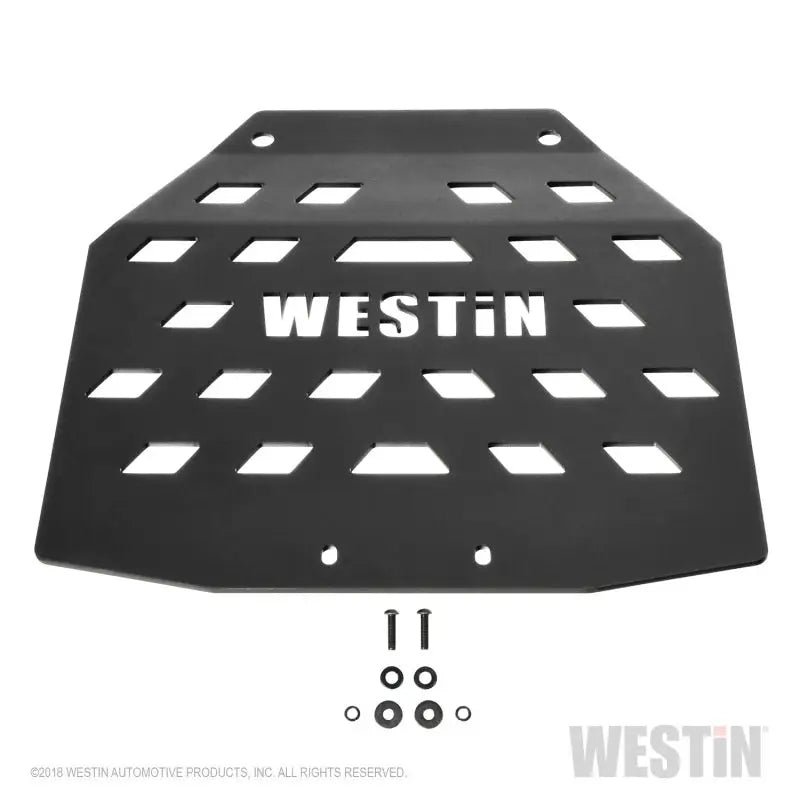 Westin/Snyper 18-21 Jeep Wrangler JL Transfer Case Skid Plate - Textured Black - Truck & Automotive