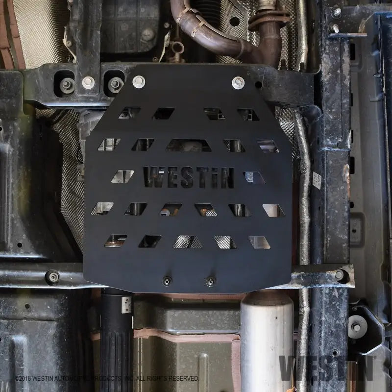 Westin/Snyper 18-21 Jeep Wrangler JL Transfer Case Skid Plate - Textured Black - Truck & Automotive