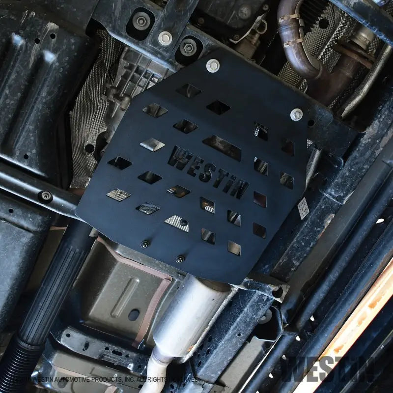Westin/Snyper 18-21 Jeep Wrangler JL Transfer Case Skid Plate - Textured Black - Truck & Automotive