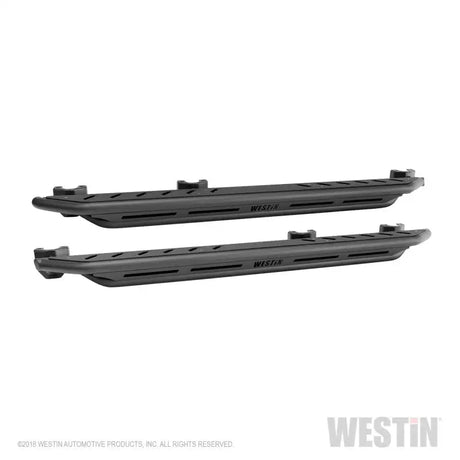 Westin/Snyper 2018+ Jeep Wrangler JL Unlimited 4DR Triple Tube Rock Rail Steps - Textured Black 