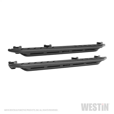 Westin Westin/Snyper 2018+ Jeep Wrangler JL Unlimited 4DR Triple Tube Rock Rail Steps - Textured Black