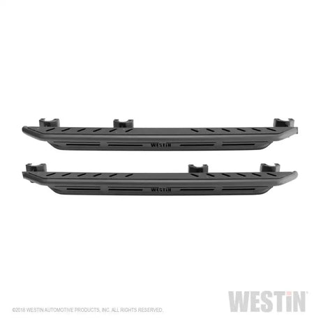 Westin/Snyper 2018+ Jeep Wrangler JL Unlimited 4DR Triple Tube Rock Rail Steps - Textured Black 