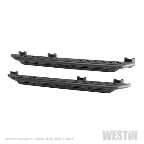 Westin/Snyper 2018+ Jeep Wrangler JL Unlimited 4DR Triple Tube Rock Rail Steps - Textured Black 