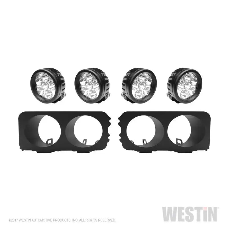 Westin Universal Light Kit for Outlaw Front Bumper - Textured Black - Truck & Automotive
