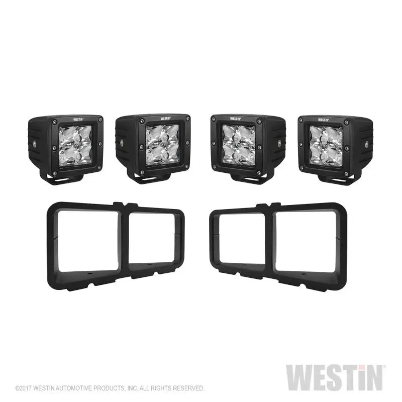 Westin Universal Light Kit for Outlaw Front Bumpers - Textured Black - Truck & Automotive