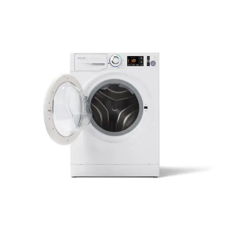 White front-loading combo unit featuring WDV2200XCD Westland clothes washer dryer function