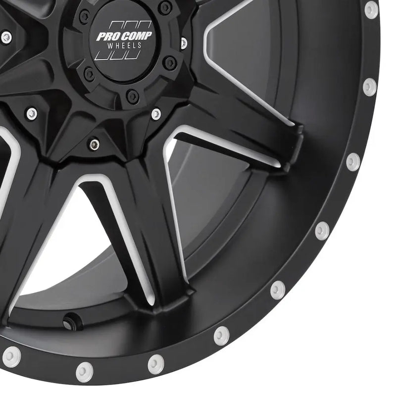Wheel Pros Compatible With TPMS 5148-295550 - Black 20X9.5 5X150 5BSMM Satin Mld