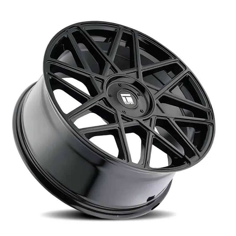 Wheel Group With Touren Logo Center Cap 3266-2914GB35 - Glossy Black TR66 3266