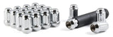 Chrome lug nuts with socket.