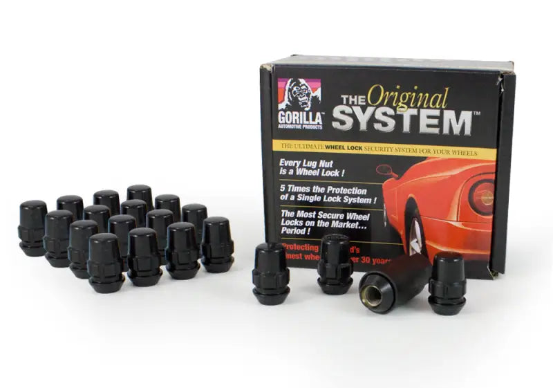 Wheel Installation Kit 5 Lug Kit; 12 Millimeter x 1.5 Thread Size; 60 Degree Conical; Acorn; 1.4 Inch Overall Length;
