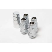 Wheel Mate 32902SS Wheel Mate 12x1.50 48mm Muteki SR48 Silver Open End Locking Lug Nut - Set of 4