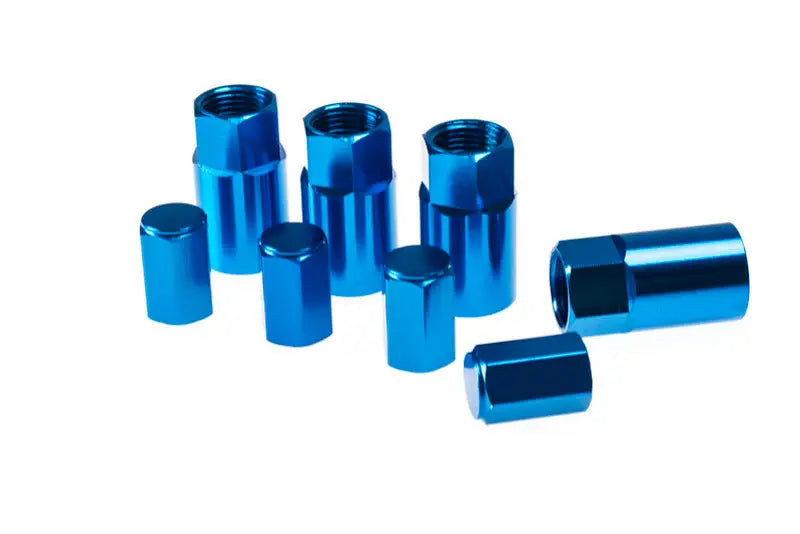 Wheel Mate Aluminum TPMS Valve Stem Cover - Blue Anodize - Truck & Automotive