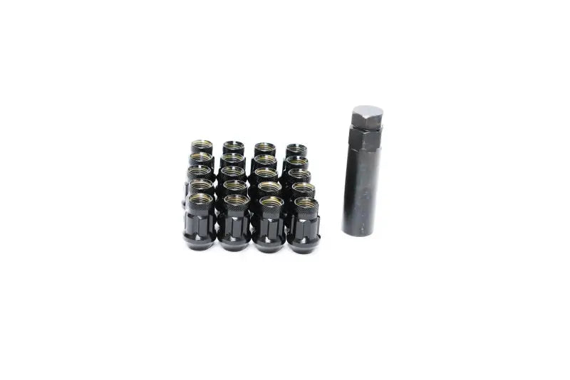 Wheel Mate Monster Lug 35 Short Nut Set of 20 - Black 14x1.50 - Truck & Automotive
