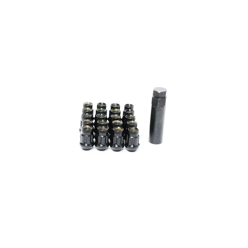 Wheel Mate 33000B Wheel Mate Monster Lug 35 Short Lug Nut Set of 20 - Black 14x1.50