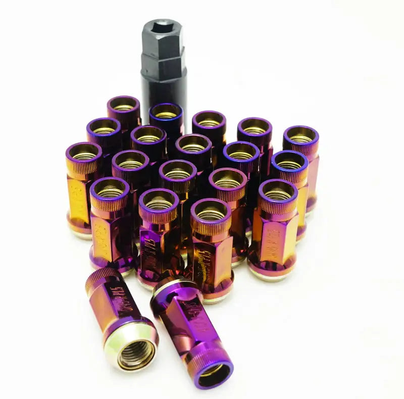 Wheel Mate Muteki SR45R Lug Nut Kit 12x1.5 - Burned Titan - Truck & Automotive