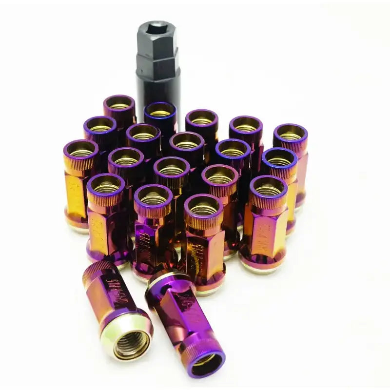 Wheel Mate Muteki SR45R Lug Nut Kit 12x1.5 - Burned Titan - Truck & Automotive