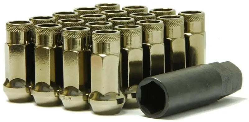 Wheel Mate Muteki SR48 Open End Lug Nuts - Titanium 12x1.50 48mm - 32906T