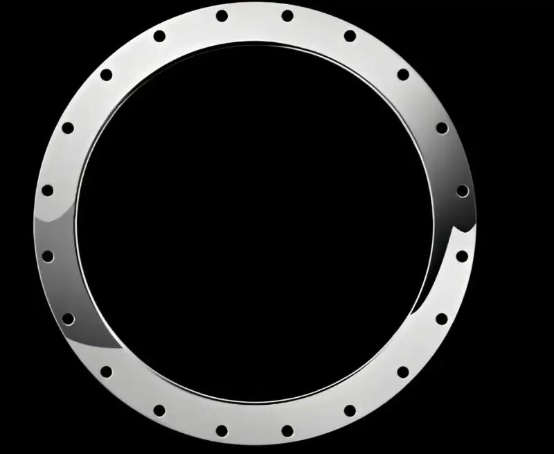 Polished metal wheel pros beadring with evenly spaced holes for Wheel Pros Beadring 18