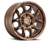 Bronze-colored off-road Wheel Pros Bronze Ark Mountain 17x8.5 5x127 wheel for rugged rides
