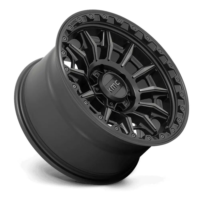 Wheel Pros With KMC Logo Center Cap KM54768068400 - Black KM547 16X8 6X5.5 S-Black Gtcc 00MM