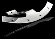 Wheel Pros Midspoke 20x9 chrome wheel pros with black metal brackets for setup