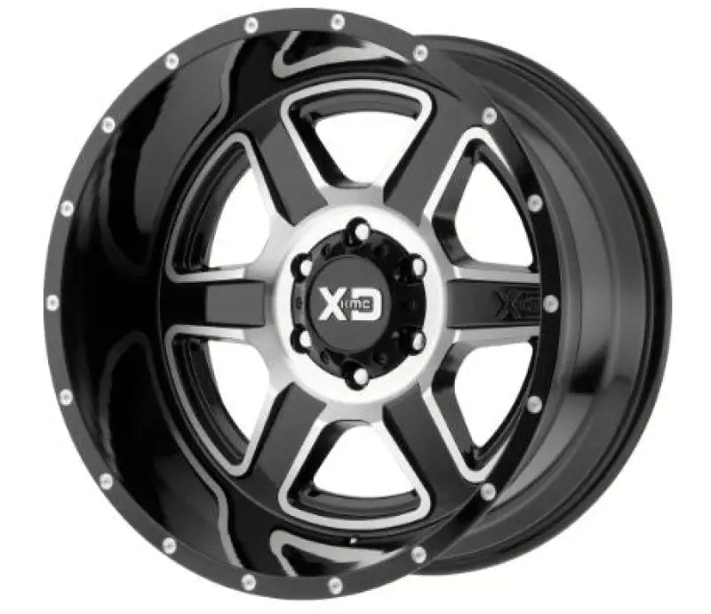 Black and silver Wheel Pros Xd832 20x9 off-road wheel for pros xd832 style