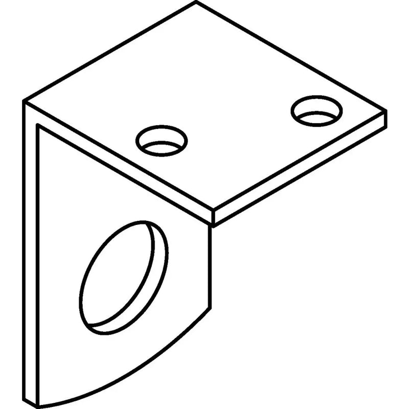Wheelmaster 9024-10 - 10PK Hdw Bracket 90 Angl