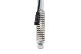 Silver cylindrical shock absorber with black cable, part of Whip It 5Ft Blk Bt Rgb Chase Set