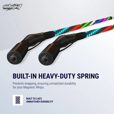 Whip It 5Ft Magnetic Base w/ Spring - Lights