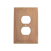 Whitecap 60170 Teak Dual Outlet Cover