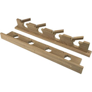 Whitecap Teak Lockin 4 ROD Storage Rack 60620