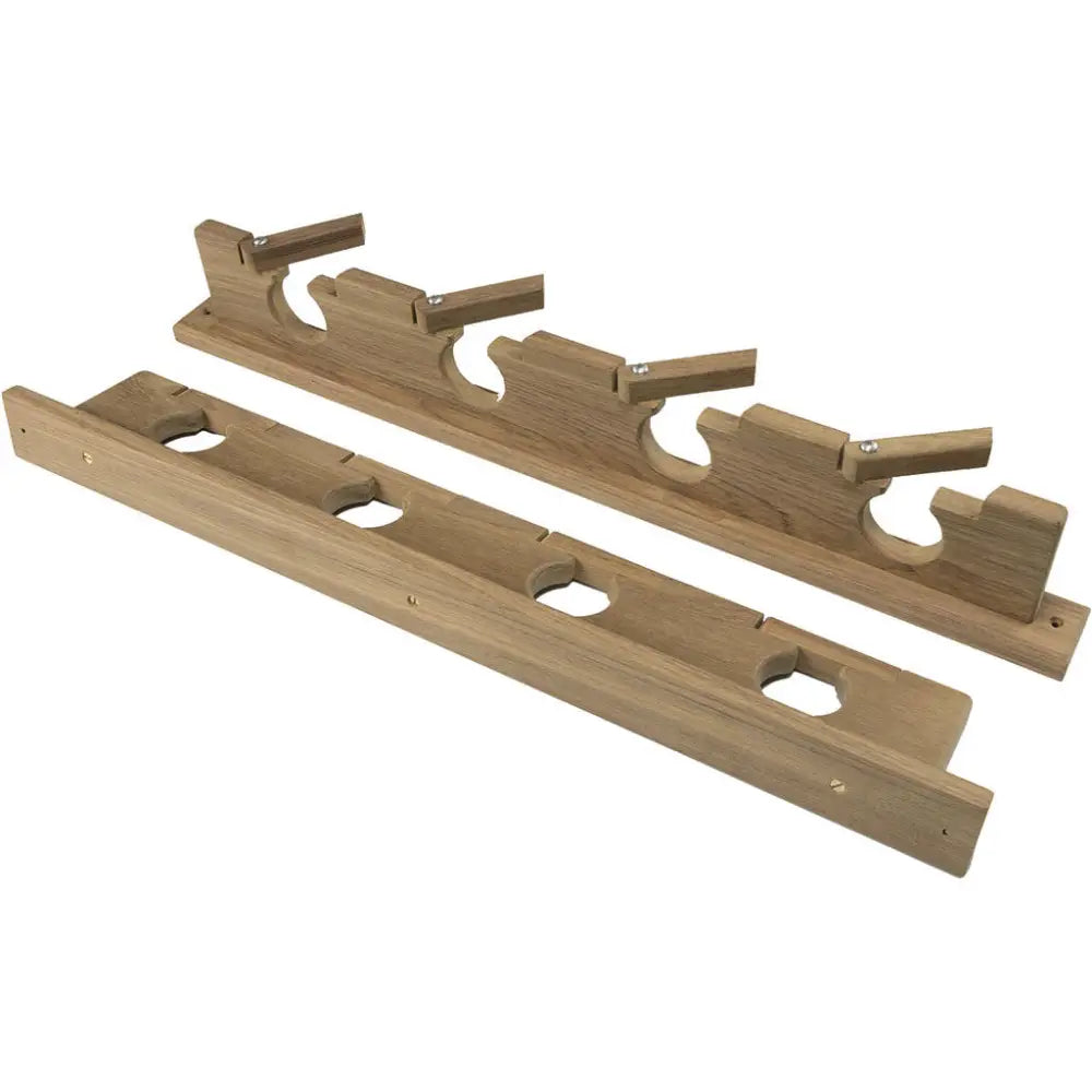 Whitecap Teak Lockin 4 ROD Storage Rack 60620