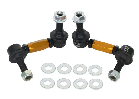 Whiteline 03+ Nissan 350z Z33 / 07-08 Infiniti G35 (Exc AWD) Fr Swaybar-Link Assy HD Adj Steel Ball 
