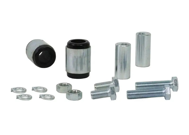 Whiteline 09 lancer Ralliart Rear Camber adj kit-control arm upper bushes 