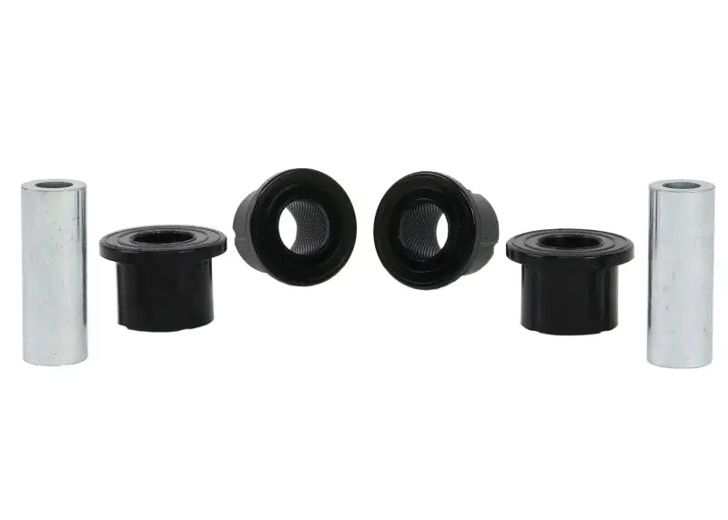 Automotive suspension bushings and sleeves for Nissan Frontier XTerra rear spring upgrade