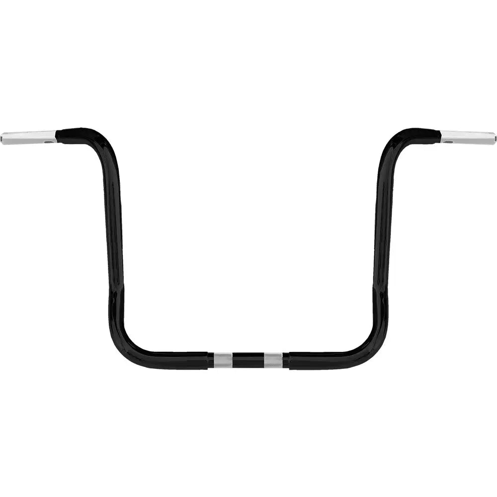 Wild 1 Bagger Bar Handlebars WO578NCB - Black Chubby 10 Ape Hanger Flhx 24-25