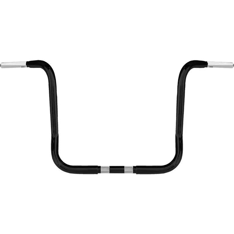 Wild 1 Bagger Bar Handlebars WO578NCB - Black Chubby 10 Ape Hanger Flhx 24-25